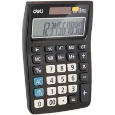 Калькулятор Deli E1238black