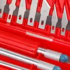 Набор скальпель-ножей для точных работ по дереву ВОЛАТ 13 предметов