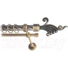 Карниз для штор Lm Decor Кения 023 2р витой 25/16мм (антик, 4м)