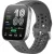 Умные часы Amazfit Bip 6 (серебристый, с серым силиконовым ремешком)