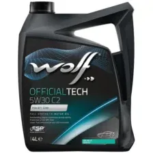 Масло моторное Wolf OfficialTech, 5W-30 C2, 65610/4, 4 л