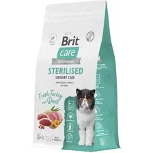 Сухой корм для кошек Brit Care Cat Sterilised Urinary Care с индейкой и уткой 1.5 кг