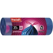 Пакеты для мусора Paclan Premium с тесьмой (35л, 15шт)