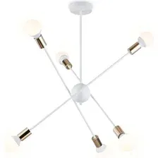 Люстра Ambrella Traditional TR80432/6 WH/GD (белый/золото)