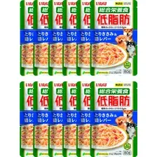 Пресервы Inaba Тайшебо Куриное филе и куриная печень 12х80 г