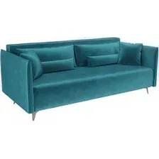 Диван Мебель-АРС Майами (бархат, сине-зеленый Star Velvet 43 Black Green)