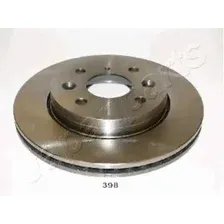 Тормозной диск JAPANPARTS DI-398 вентилируемый , передняя ось