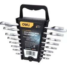 Набор ключей Deli Рожковых YS EDL160008A (6-22мм, 8шт)