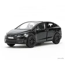 Машинка инерционная "Tesla Model X Plaid" (черный)