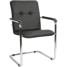 офисное кресло Bels Rumba Chrome (экокожа V), черный