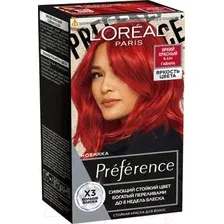 Гель-краска для волос LOreal Paris Preference 8.624 (яркий красный, гавана)