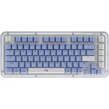 Клавиатура Logitech Alto Keys K75M 920-013301 (белый/синий, с гравировкой)