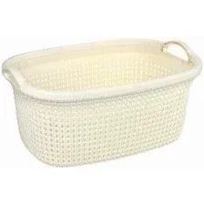Корзина Эльфпласт Paola 30 л (слоновая кость)