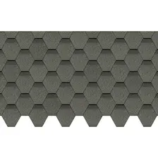 Гибкая черепица DOCKE Pie Standard Сота Зеленый (ZRSM-1025)