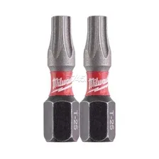 Бита для шуруповерта ударная TX25 25 мм MILWAUKEE Shockwave 2 штуки (4932430879)