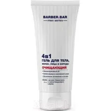 Barber.Bar Гель для тела Men Для тела волос лица и бороды 4-в-1 очищающий 200 мл