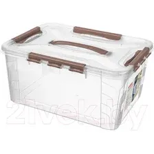 Ящик для хранения Econova Grand Box / 433200414 (15.3л, коричневый)