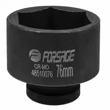 F48510076 Головка ударная глубокая 1', 76мм (6гр) FORSAGE