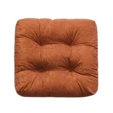 Комплект подушек на стул MATEX Velours / 47-483 (красно-коричневый)