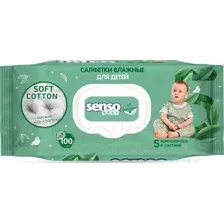 Влажные салфетки Senso Baby Sensitive (100 шт)