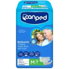 Подгузники для взрослых Canped M, 85-125 см, 9 шт