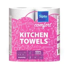 Полотенца бумажные SIPTO Comfort 2 рулона