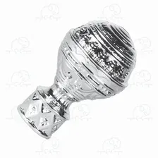 Набор наконечников для карниза АС ФОРОС Ампир D25 (2шт, хром)