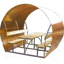 Беседка Велес Пион (2м, бронзовый)