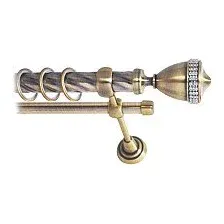 Карниз для штор Lm Decor Кубок 110 2р витой 25/16мм (антик, 2м)