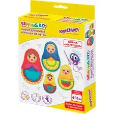 Набор для шитья Юнландия Игрушки из фетра. Матрешки / 664737