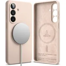 Чехол-накладка Ringke Silicone Magnetic для Galaxy S26 Plus (Pink Sand)