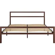 Кровать Князев Мебель Наргиз НЗ.160.200.К (коричневый муар)