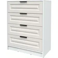 Комод Интерлиния Концепт КТ-К80 Деко (белый платинум/кашемир)