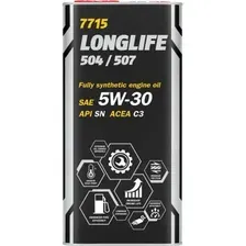 Масло моторное Mannol 7715 Longlife 504/507 5W-30 SN HRT, 5 л