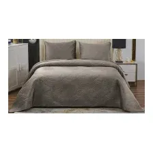 Набор текстиля для спальни Sofi de Marko Жизель 160х220 / Пок-ЖЛ2-160х220 (капучино)