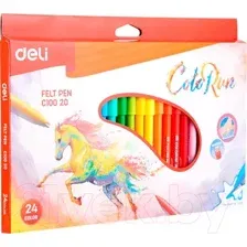 Фломастеры Deli C10020 (24цв)