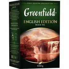 Чай листовой GREENFIELD English Edition черный (200г)