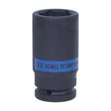 Головка торцевая ударная глубокая шестигранная 3/4 32 мм KING TONY 643532M