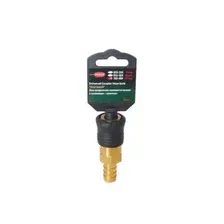 Фитинг RockForce Быстроразъем пневмат с клап елочка 10 мм RF-SE6-3SH
