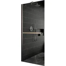 Душевая стенка MaybahGlass 79x195 MGD-729-5ш (графитовое стекло/хром матовый)
