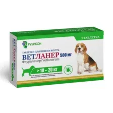 Рубикон Ветланер Таблетка для собак 10-20 кг