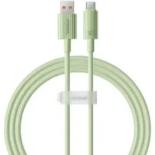 Кабель Baseus Habitat Series Fast Charging Cable 100W USB Type-A - USB Type-C (1 м, зеленый)