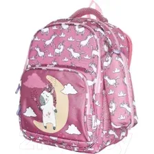 Школьный рюкзак Schoolformat Soft 2 + Little Unicorn РЮКМ2П-ЛЛЮ (розовый)