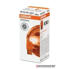 OSRAM - Лампа накаливания WY21W 12V 21W W3X16D (оранжевая), 10шт. / 7504