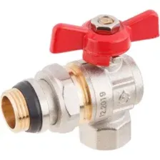Запорная арматура AV Engineering Шаровой кран угловой бабочка НР-ВН 1&quot AVE095001E