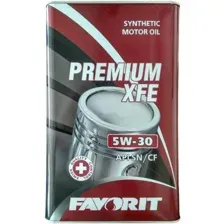 Масло моторное Favorit Premium XFE 5W30 API SN/CF Metal, 53273, 4 л