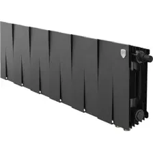 Биметаллический радиатор Royal Thermo PianoForte 200 Черный VR80- 12 секций