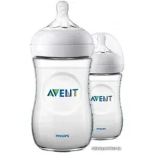 Набор бутылочек для кормления Philips Avent Natural SCF033/27 2 шт (260 мл)