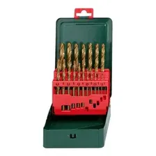 НАБОР СВЕРЛ ПО МЕТАЛЛУ METABO HSS-TIN (62715600) 19ШТ 1-10ММ ЧЕРЕЗ 1ММ МЕТ.КОРОБКА 627156000
