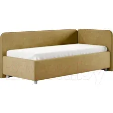 Кровать-тахта Сонум Capri R 90x200 (замша горчичный)